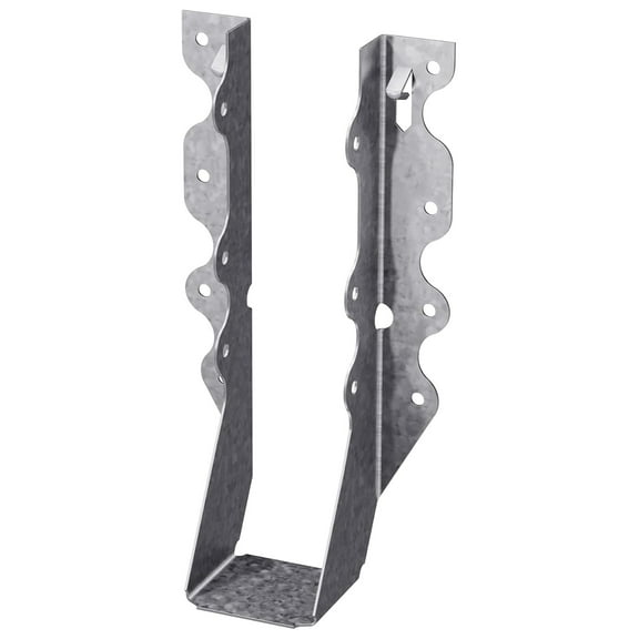LU28 Light Face-Mount Joist Hanger - Wood Construction Connectors, 20 Gauge Galvanized Steel Brackets, Rafter Ties, 2x8, 25 Pack