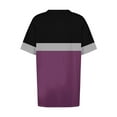 thumbnail image 3 of Rciityk Plus Size Tops for Women Summer Short Sleeve V Neck T Shirts Casual Loose Basic Oversized Tees Tops, 3 of 4