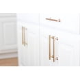 thumbnail image 2 of Emtek 86676US4 5 in. Center to Center Freestone Cabinet Pull, Satin Brass, 2 of 2