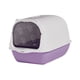 thumbnail image 4 of Caja de arena para gatos con capucha Bandeja de arena para mascotas con capucha Inodoro grande para gatos Desmontable Duradero Púrpura, 4 of 8