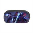 thumbnail image 1 of Kpop Demon Hunters Large Pencil Case with Zipper 8.3" Storage Pen Bag Organizer Stationery, Portable Makeup Bag Best Cute Xmas Collectible Birthday Gift, 1 of 6