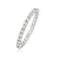 thumbnail image 7 of Ross-Simons 0.80 ct. t.w. CZ Eternity Band in Sterling Silver, Women's, Adult, 7 of 7