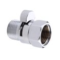 thumbnail image 1 of Water Flow Control Valve Brass Shut Off Valve Shower Head Valve Regulator For Showerhead And Handheld Shower Chrome, 1 of 5