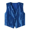 thumbnail image 1 of TINZ Men's Suit Vest Slim Fit Business Wedding Sleeveless Tank All Weather Jacket, 1 of 4