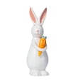 thumbnail image 2 of Easter Handmade Ceramic Rabbit Flower Ornament, Cute Multi-Posture Glossy Texture, Safe Burr-Free, Multi-Size Versatile, for Easter Home Tea Art Ceremony Desktop Windowsill Fireplace Decor, 2 of 6