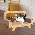 thumbnail image 3 of lionlar Cat Scratcher Sofa Pad Scratching Board Interactive Toy for Kitty Grinding Claws Rectangle 50x30x24cm, 3 of 7