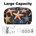 thumbnail image 3 of Starfish Hard Drive Bags Travel Case Charging Cord Organizer - Oxford Cloth Waterproof Electronics Digital Accessories Pouch with Organizer Charger Station - 5.9x9.44x3.14 in, 3 of 6