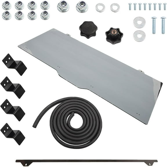 labwork Dark Tint Rear Windshield Replacement for Polaris Ranger XP 1000 Crew 2017-2023 XP 900 2013-2019