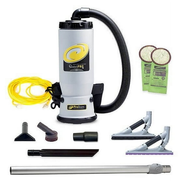 ProTeam QuietPro BP 6 Qt. Backpack Vacuum with 107532 Tool Kit - 120V