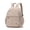 khaki, variant on Women's Fashion Nylon Backpack, Casual Commuter Mini Backpack with Multiple Compartments, Ideal for Daily, Office & Weekend Trips
