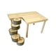 thumbnail image 1 of Estante de madera de doble piso para hámster, escalera para hámster, escondite para ratones y chinchillas. A, 1 of 9