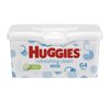 HUGGIES Refreshing Clean Scented Baby Wipes, Hypoallergenic, Refillable Pop-up Tub (64 Total Wipes)