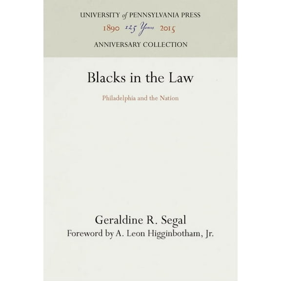 Anniversary Collection Blacks in the Law, (Hardcover)