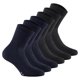 thumbnail image 1 of Rohner Basic Calcetines unisex, paquete de 6 - Soft Touch, calcetines cortos, mezcla de viscosa Negro/azul 39-42, 1 of 5