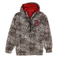 thumbnail image 1 of DKNY Womens Leopard Windbreaker Jacket, Multicoloured, Small, 1 of 2