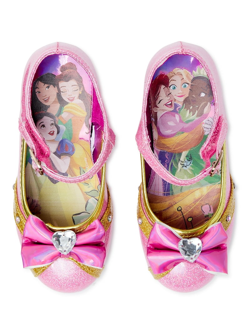 Disney Princess Toddler Girl Low Heel Dress Up Shoes