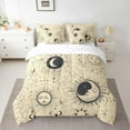 thumbnail image 2 of Manfei Hippie Astrology Twin Bedding Sets 7-Piece for Teens, Mystic Moon Sun Galaxy Bedding Comforter Set, Wheat Bohemian Style Sheet Sets, Super Cozy Room Decor, 2 of 7