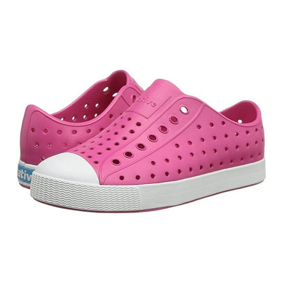 Native Jefferson Kids/Junior Shoes - Hollywood Pink/Shell White - J1