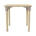 thumbnail image 3 of Flash Furniture Bright Beginnings Hercules Square Table 24" x 24" Height Adjustable Beech, 3 of 8