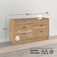 thumbnail image 2 of Commode à 6 tiroirs Simply Modern Prepac, 2 of 12
