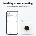 thumbnail image 4 of Clicker pour Appareil Photo Selfie, Clicker pour Appareil Photo Bluetooth, Obturateur Photo Intelligent, Télécommande, Accessoire Selfie pour Cellulaire, Qualité Professionnelle, 4 of 6