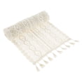 thumbnail image 2 of Muyoka Cubierta de camino de mesa de macramé de ganchillo mantel de borla de encaje tejido bohemio rectangular decoración del hogar de la boda Muyoka Hogar, 2 of 7