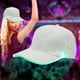 thumbnail image 5 of Sombrero de béisbol LED con luz, sombrero de fiesta que brilla, accesorios para fiestas rave, festival club escenario actuación de hip hop, sombrero blanco con luces verdes, 5 of 6