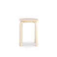 thumbnail image 6 of Linon Tenley Bentwood 18" Wood Round Stool in Natural Brown (Set of 4), 6 of 9
