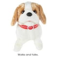 Interactive Plush Puppy Toy Battery Operated Dog that Walks, Barks and