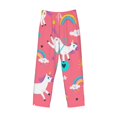 thumbnail image 4 of Balery Yoga Unicorn print Men's Pajama Pants,Ultra Lightweight Pjs,Lounge Pant-X-Large, 4 of 9