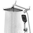 thumbnail image 1 of Juego ducha Pared Hugtrwg con rociador superior cabezales tipo lluvia 12 Pulgadas 3+1 ajustes, 1 of 9