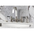 thumbnail image 2 of Kingston Brass KS8268DKLBS Kaiser Two-Handle 4-Hole Deck Mount Bridge Kitchen Faucet with Brass Side Sprayer in Brushed Nickel, 2 of 8