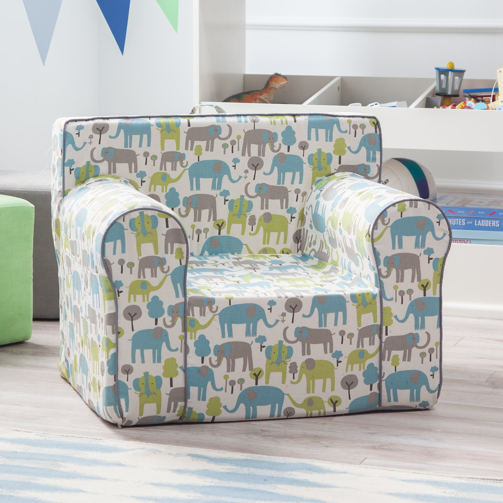 Here And There Kids Chair Blue Elephant Com Here And There Kids Chair Blue Elephant