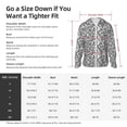 thumbnail image 5 of Pofeuu Weave Geometric Print Sun Protection Outdoor Lightweight Full Zip UV Cooling Hoodie Long Sleeve Summer Clothing for Outdoor Hiking-Medium, 5 of 5