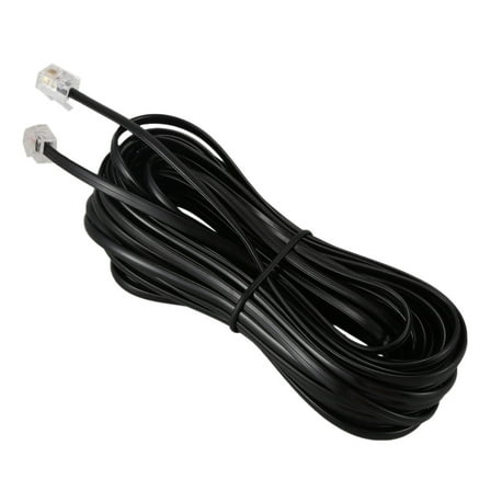 1x telephone cable-black