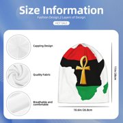 Beanie Hip-Hop Running Beanie Hat Adult Ankh African Colored Africa Skull Cap For Men Women