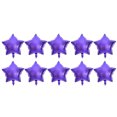 thumbnail image 2 of 10 globos de aluminio de 10 con forma de cinco estrellas para decoración de fiestas, bodas y cumpleaños, 2 of 8