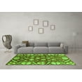 thumbnail image 3 of Ahgly Company Indoor Rectangle Abstract Green Modern Area Rugs, 2' x 4', 3 of 4