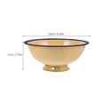 thumbnail image 2 of unbranded 2Ud De Enamel Amarillo Para Uso En Cocina Hogar Y Restaurantes, 2 of 7