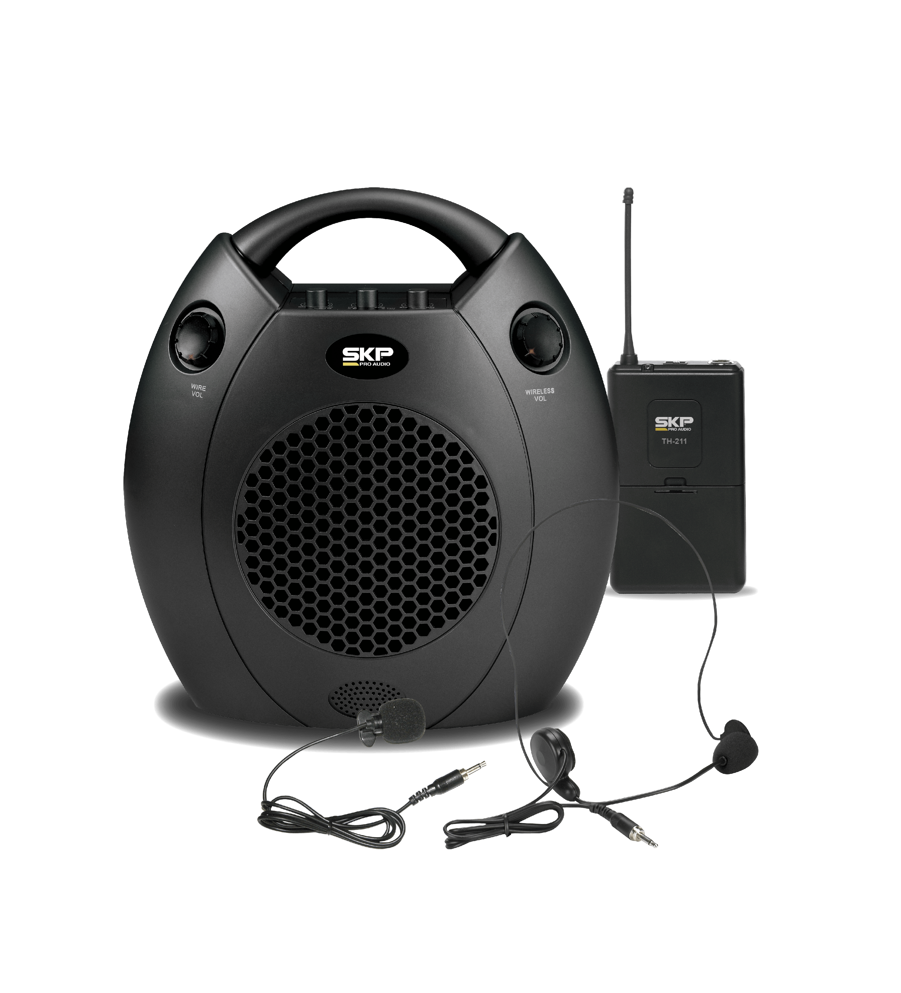 SKP PRO AUDIO TH211 Portable Professional Wireless Amplifier with Two