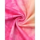 thumbnail image 5 of Camisones de mujer de tallas grandes Agnes Orinda, pijamas de cuello redondo, manga corta, con diseño de teñido anudado, ropa de dormir suave, vestido midi para estar en casa 2X color rosa intenso, 5 of 6
