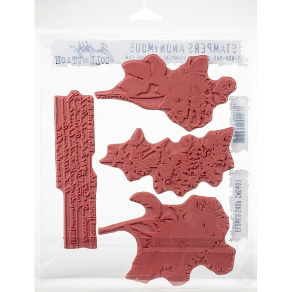 Tim Holtz Cling Stamps 7"X8.5"-Flower Shop