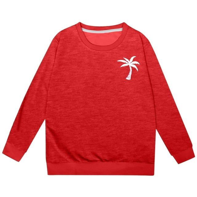 AJIWYH Chandails en Molleton pour Filles Sweat à Capuche Décontracté Imprimé Lettre Mode Filles Rouge, 5-6 Ans