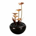 thumbnail image 3 of Elegant Zinc Metal Fountain with 4 Warm White LED Lights - Outdoor, 3 of 4