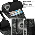 thumbnail image 3 of Gothic Steampunk Sling Bag with Celestial Starburst, Moon and Constellation Elements, Lightweight Crossbody Backpack, Adjustable Shoulder Strap, Multiple Compartments for Daily Use, 3 of 4