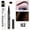 Black, variant on KeirineCC Microblade Brow Pen,4-Tip Microblade Brow Pen,Liquid Water Eyebrow Pencil 3D Simulation, Eyebrow Color Rendering, Natural Sweat Eyebrow Pencil, Four Colors