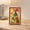 A, variant on Clearance Under $8 LED Lighted Christmas Tree Photo Frame Wooden Tabletop Display with Warm Twinkling Lights 1pc
