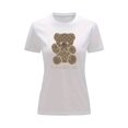 thumbnail image 1 of Playera Blusa Con Impresion De Oso LoverBear Con Fondo De Dinero Ropa De Mujer Juvenil Color Blanco Talla Grande Marca Emil SaEs, 1 of 4