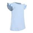 thumbnail image 3 of Playera George Niña 3A Manga Corta con Olanes en Borde Azul, 3 of 4
