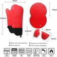 thumbnail image 2 of Silicone Oven Mitts, Kitchen Oven Glove, 2 of 5